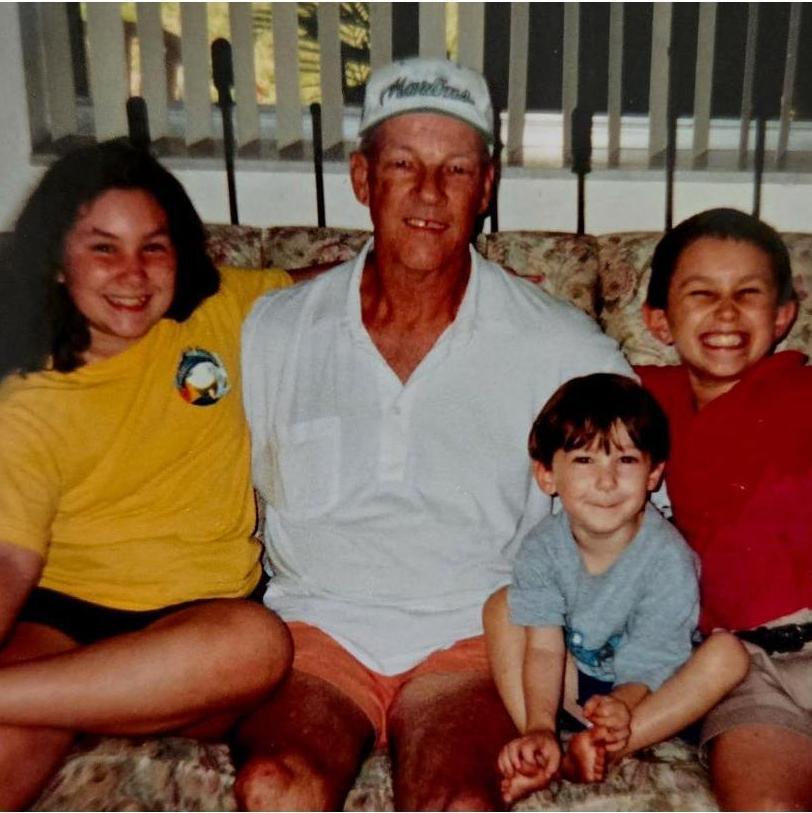 Grandpa Hank, Chelsea, Michael, and Sean