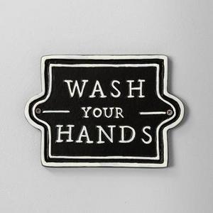 Wall Sign Wash Your Hands Black - Hearth & Hand™ with Magnolia