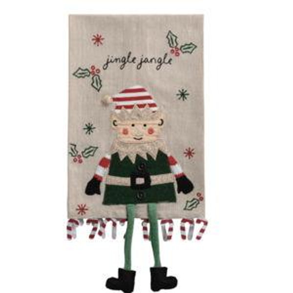 Elf Dangle Leg Towel