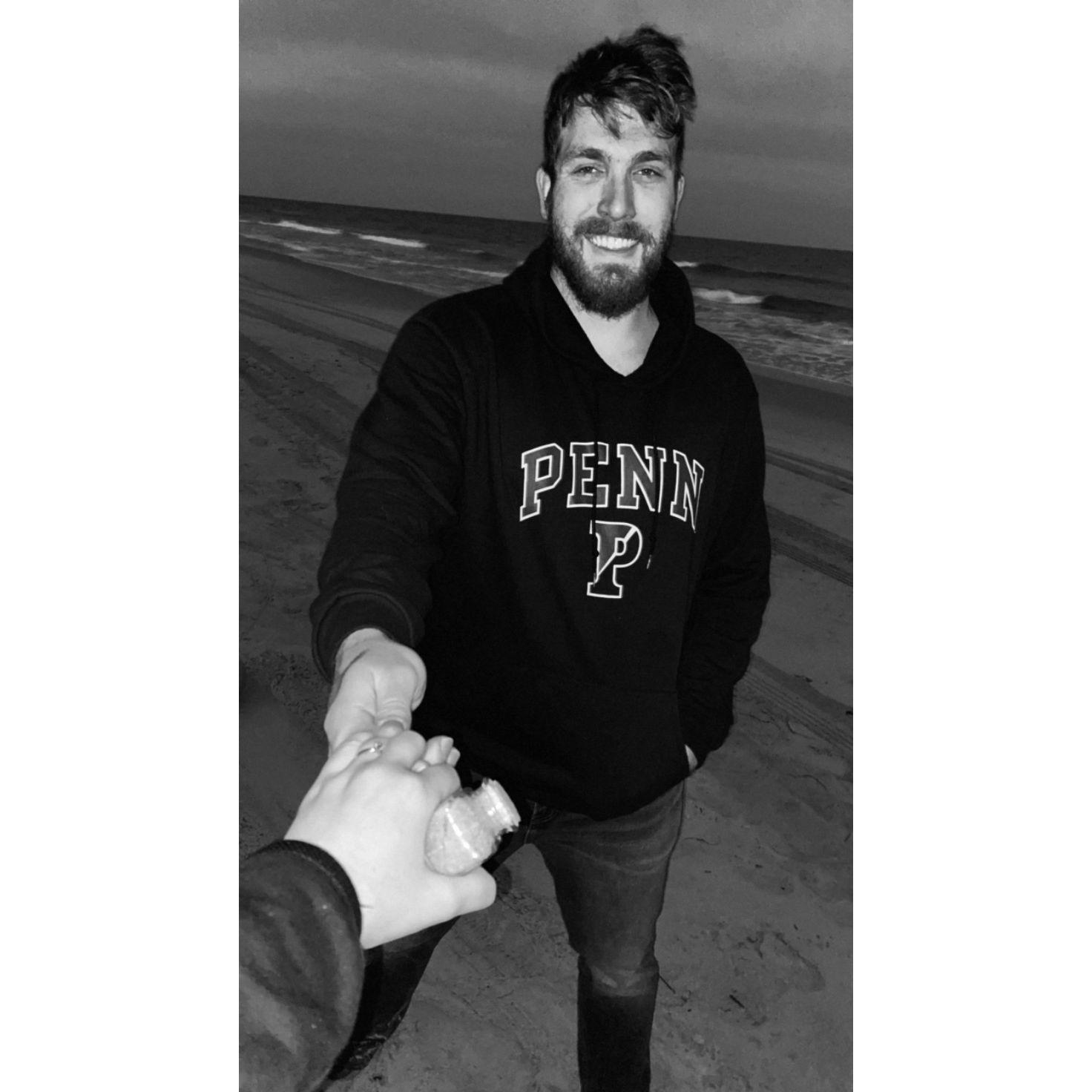 The night we got engaged