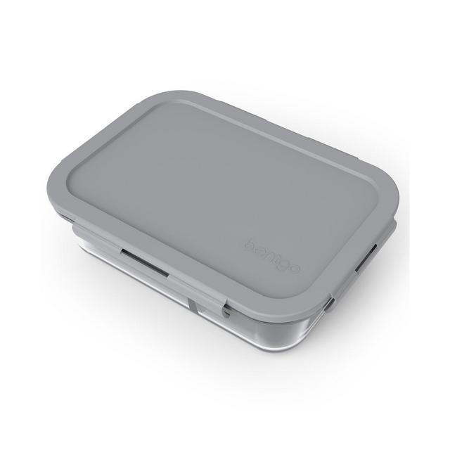 Bentgo Large Divided Glass Food Storage Container, Blue
