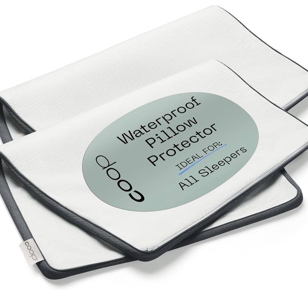 Ultra-Tech Pillow Protector for Memory Foam Pillows, King (Set of 2)