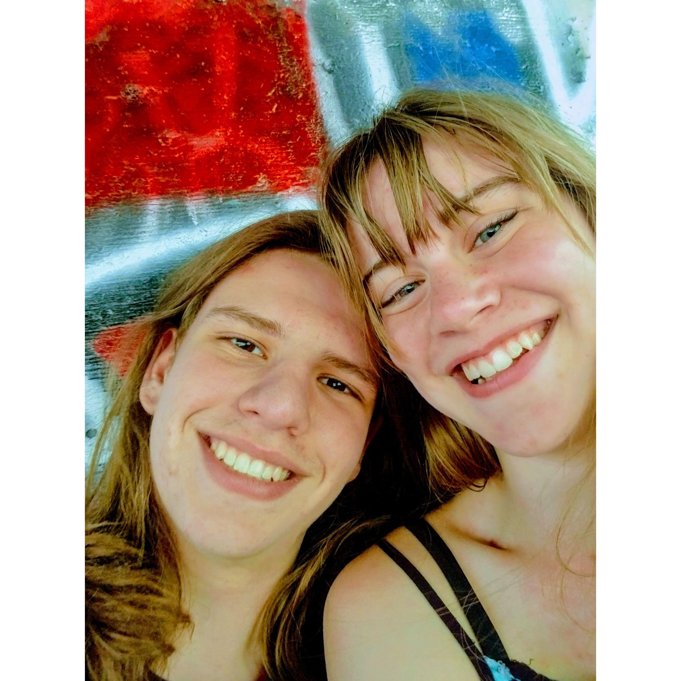 6.2.19 One of our first dates at our bridge
