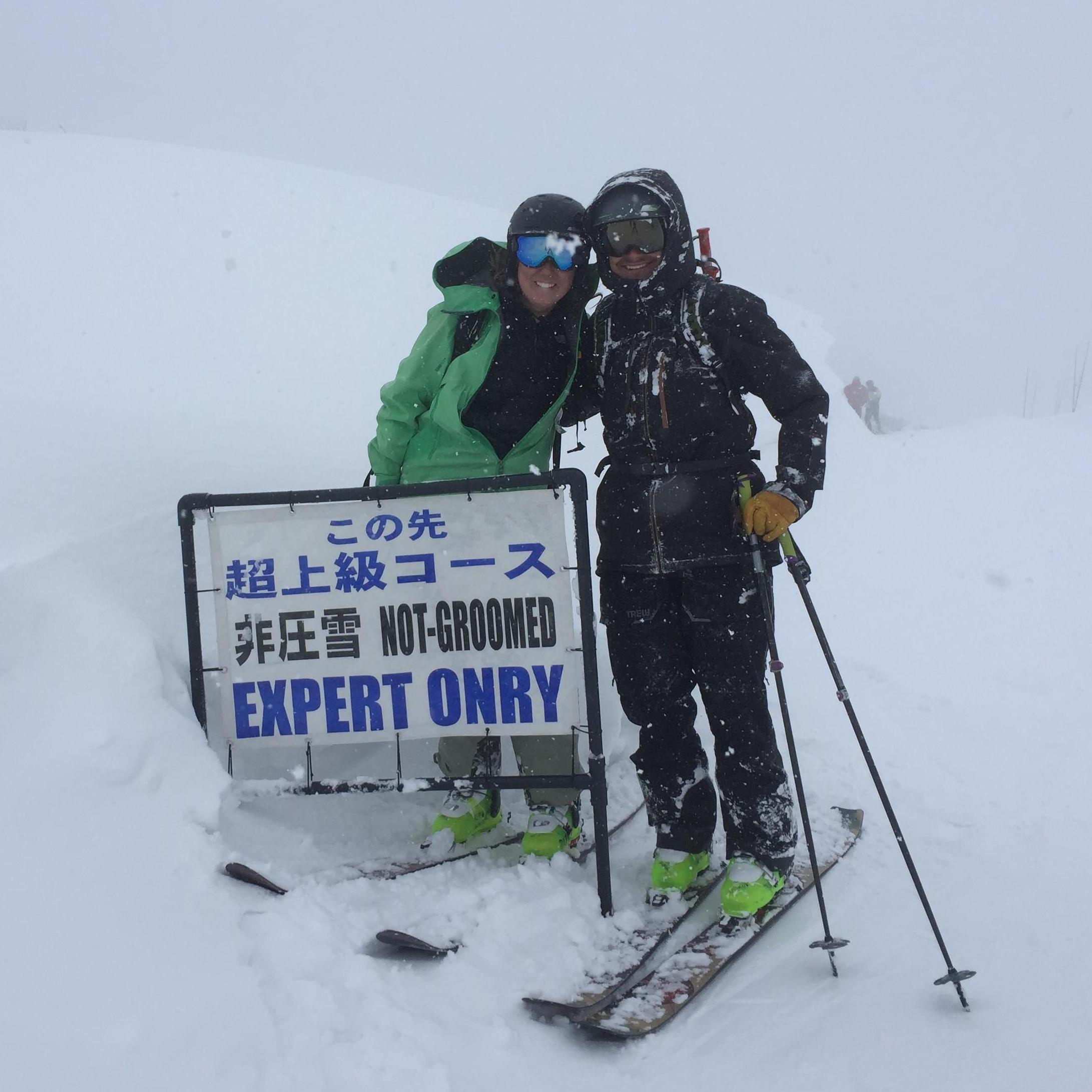As a couple we enjoy skiing on both groomed and ungroomed terrain.
