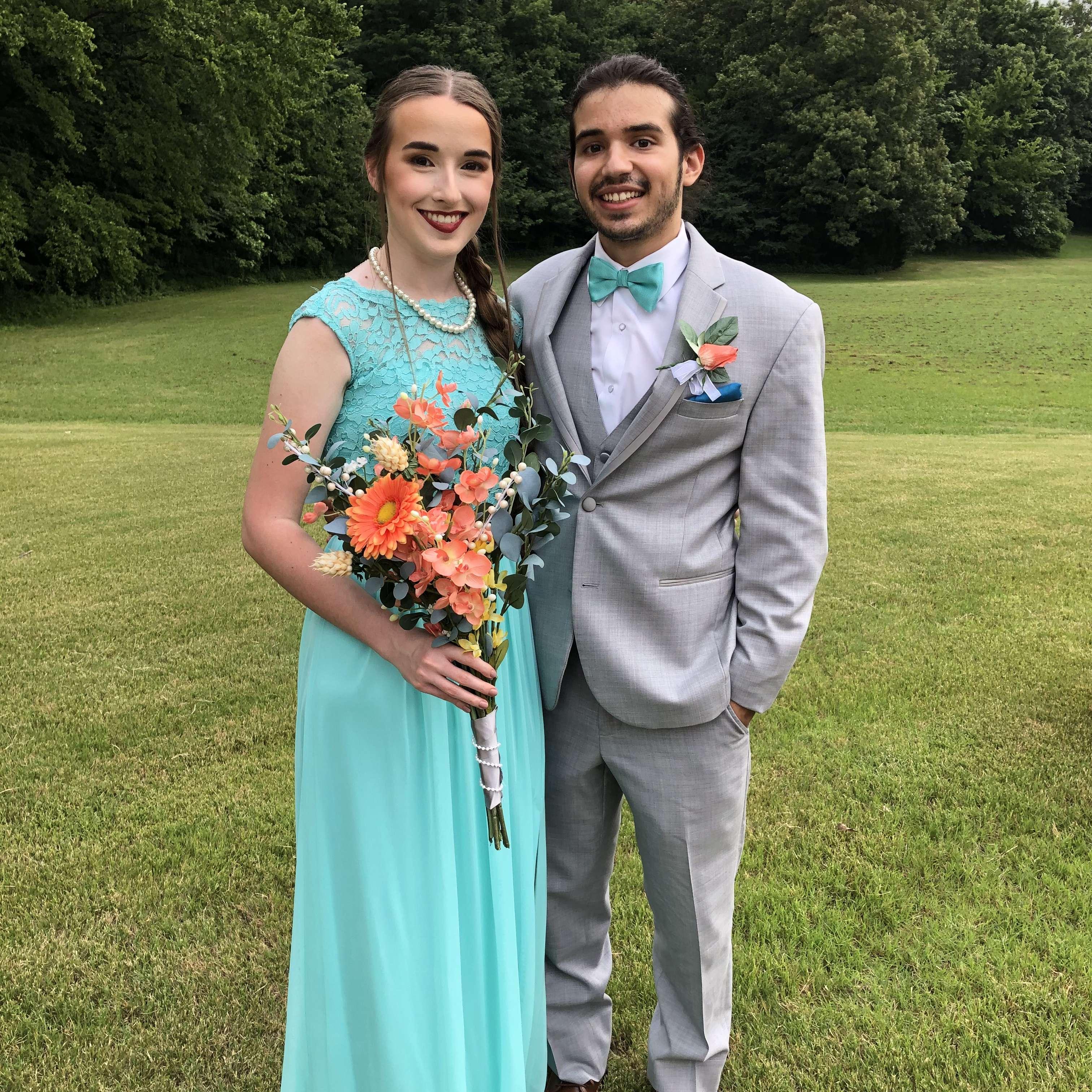 This photo was taken on Sierra (matron of honor) and Toby's (groomsman) wedding day. Jaylee and Dakotah were in the bridal party. - June 20, 2020
