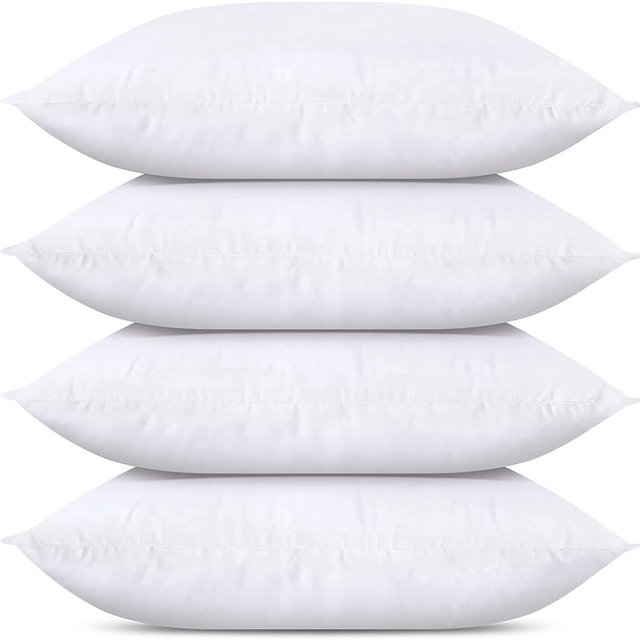 Utopia Bedding Throw Pillows (Set of 4, White), 16 x 26 Inches Pillows for Sofa, Bed and Couch Decorative Stuffer Pillow