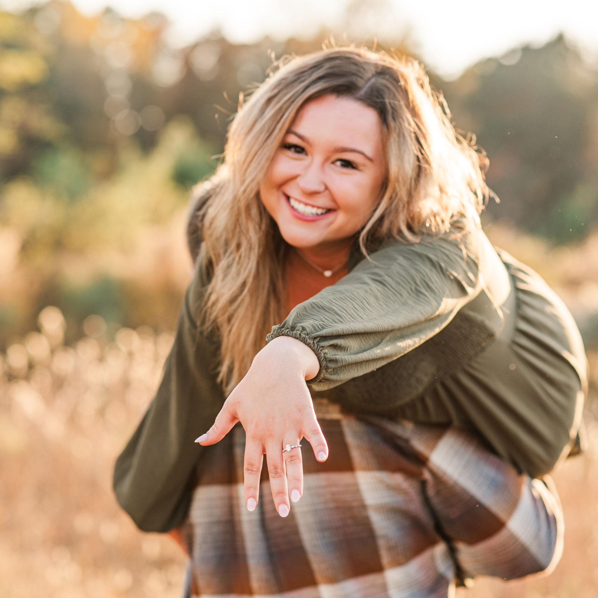 Engagement Photos by Emily Saunders in New Bern where Dustin proposed!