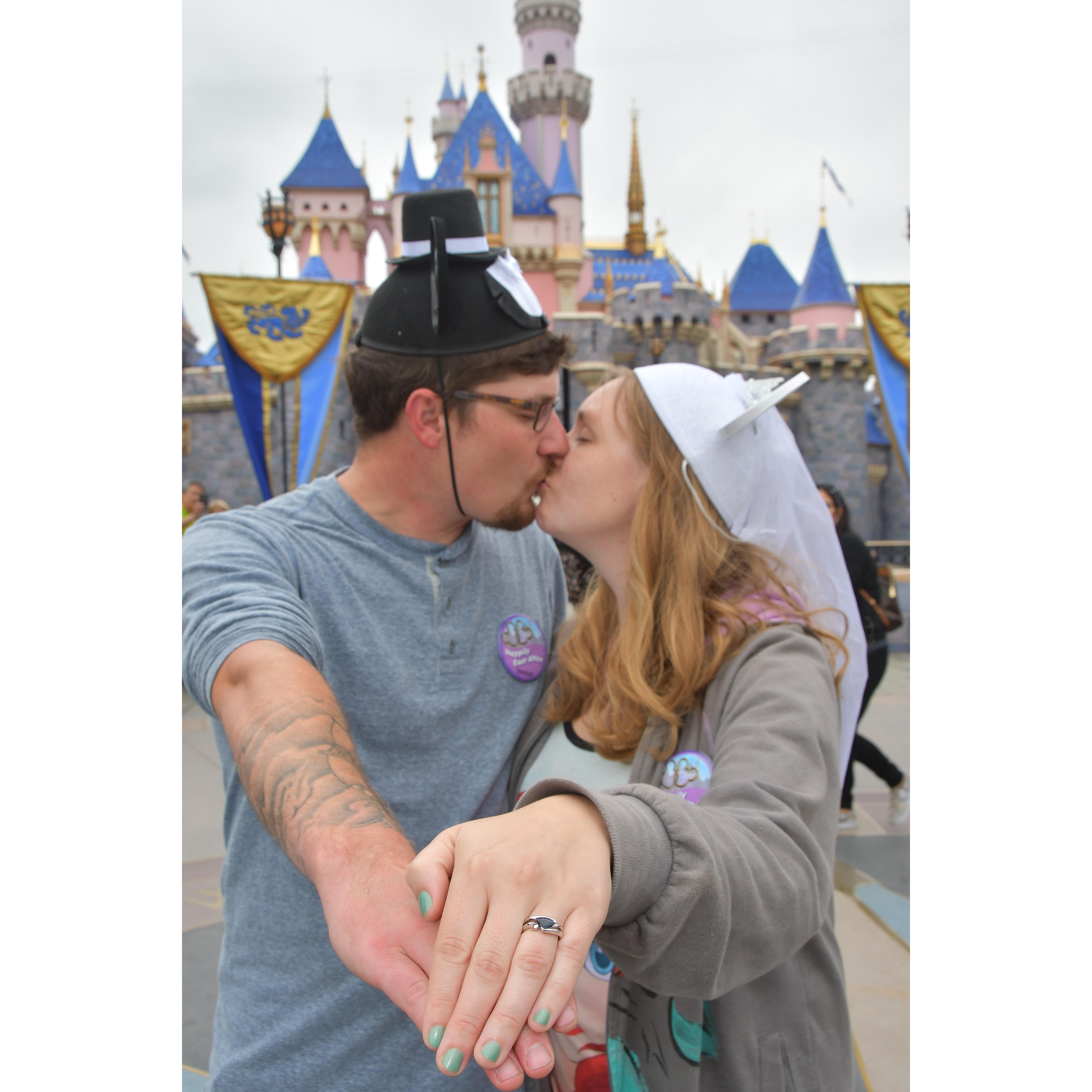 The obligatory Disney engagement photo.