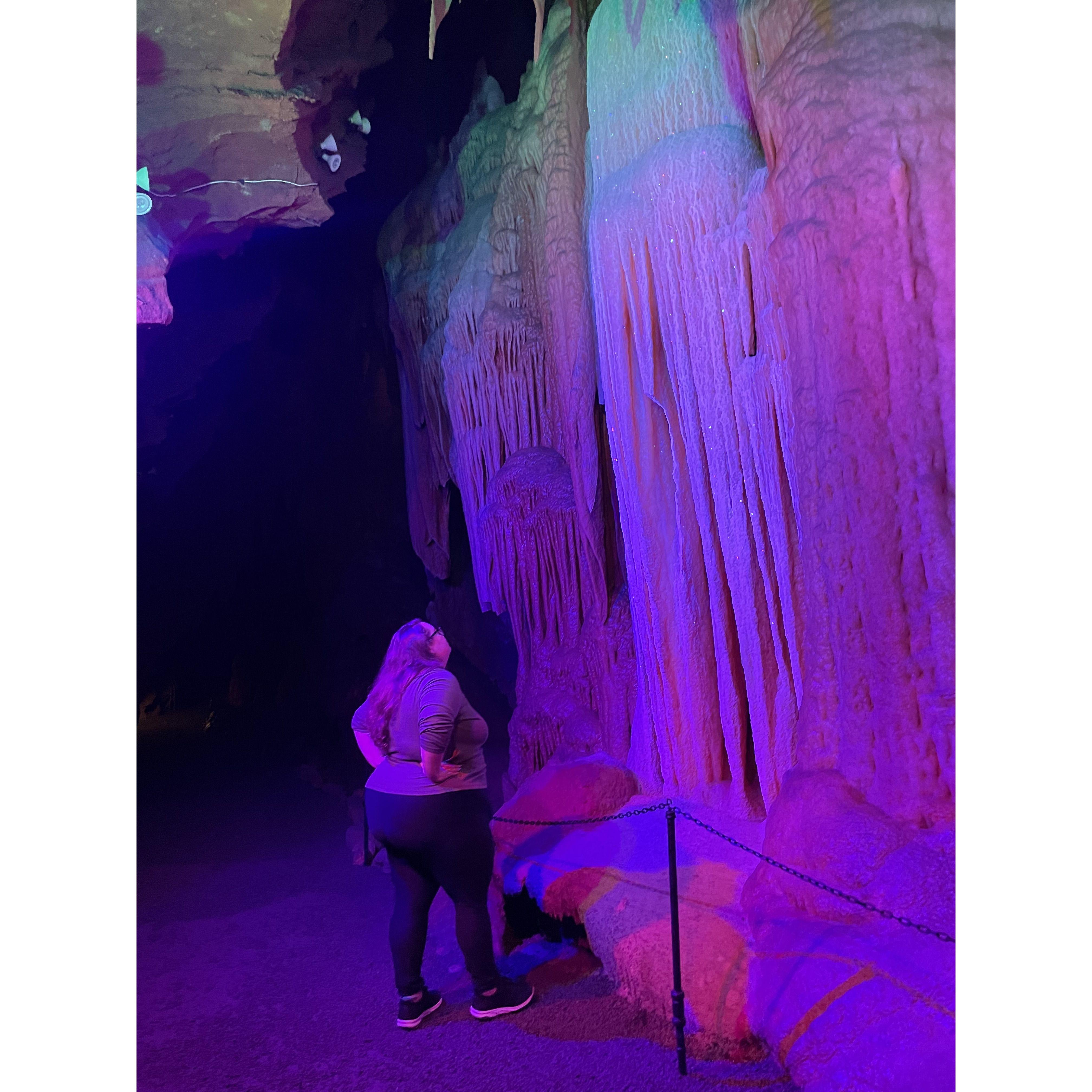 The day after our engagement. Shenandoah Caverns