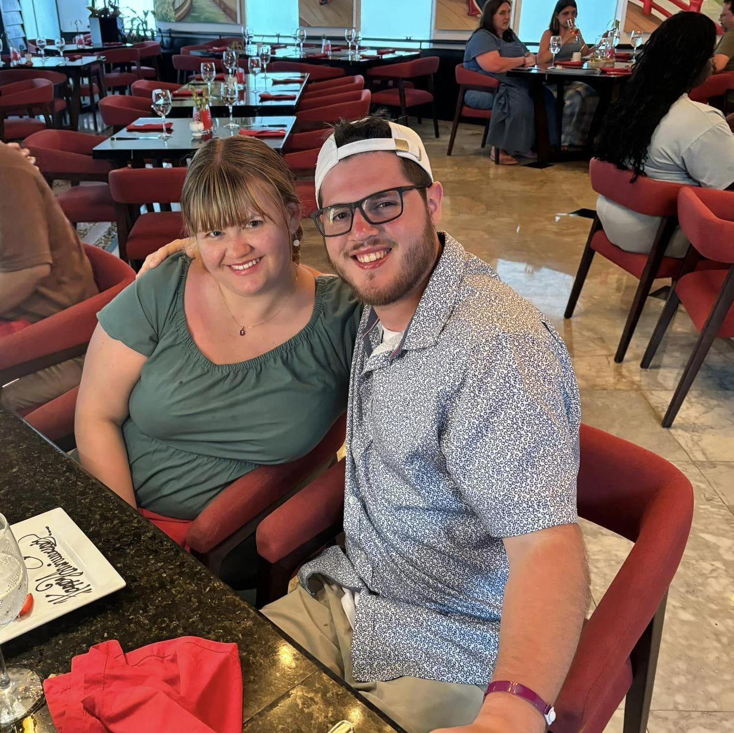 We celebrated our 4th anniversary with hibachi in Cancun