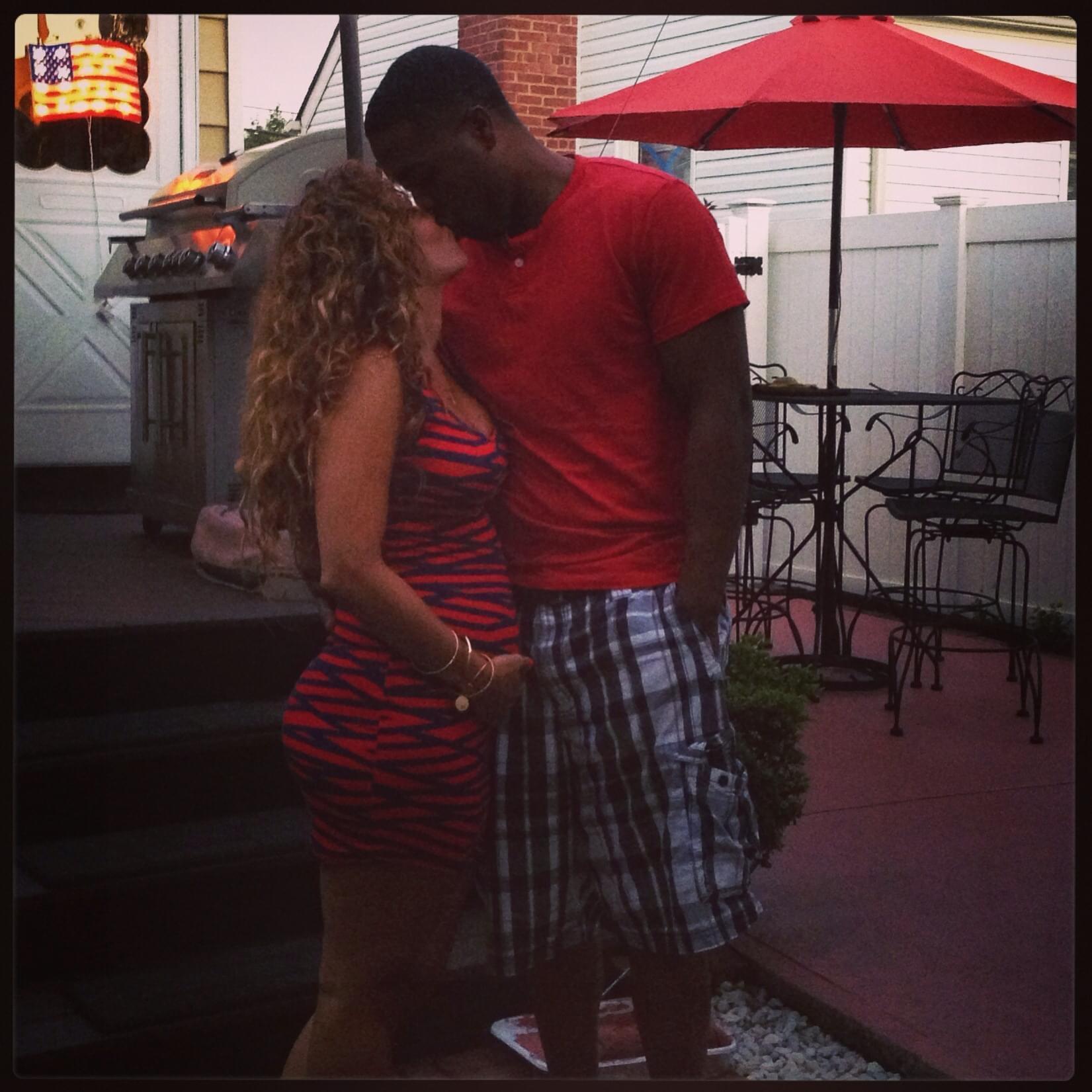 Fourth of July with baby girl on the way!