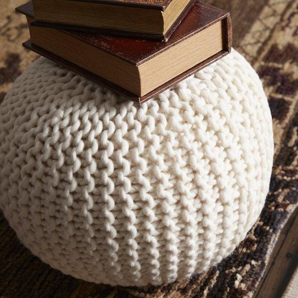 Bethlehem Braided Pouf                    by                              Corrigan Studio