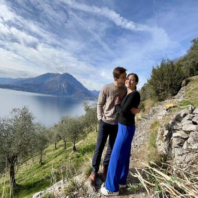 Engagement on Lake Como in Varenna, Italy!