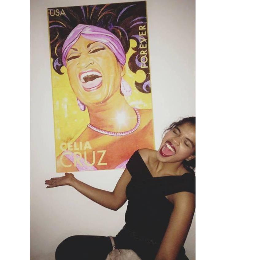 She loves Celia Cruz and the show!