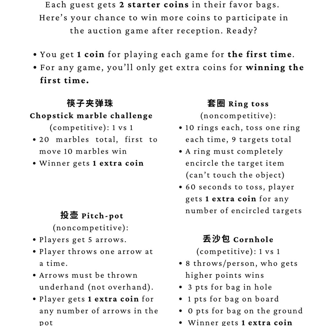 Cocktail hour game rules