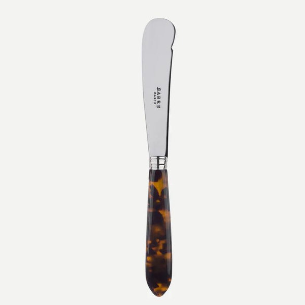 Sabre Butter Knife - Tortoise, Faux Tortoise