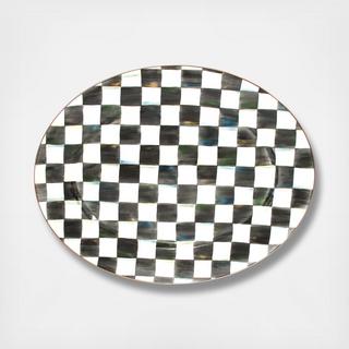 Courtly Check Oval Platter