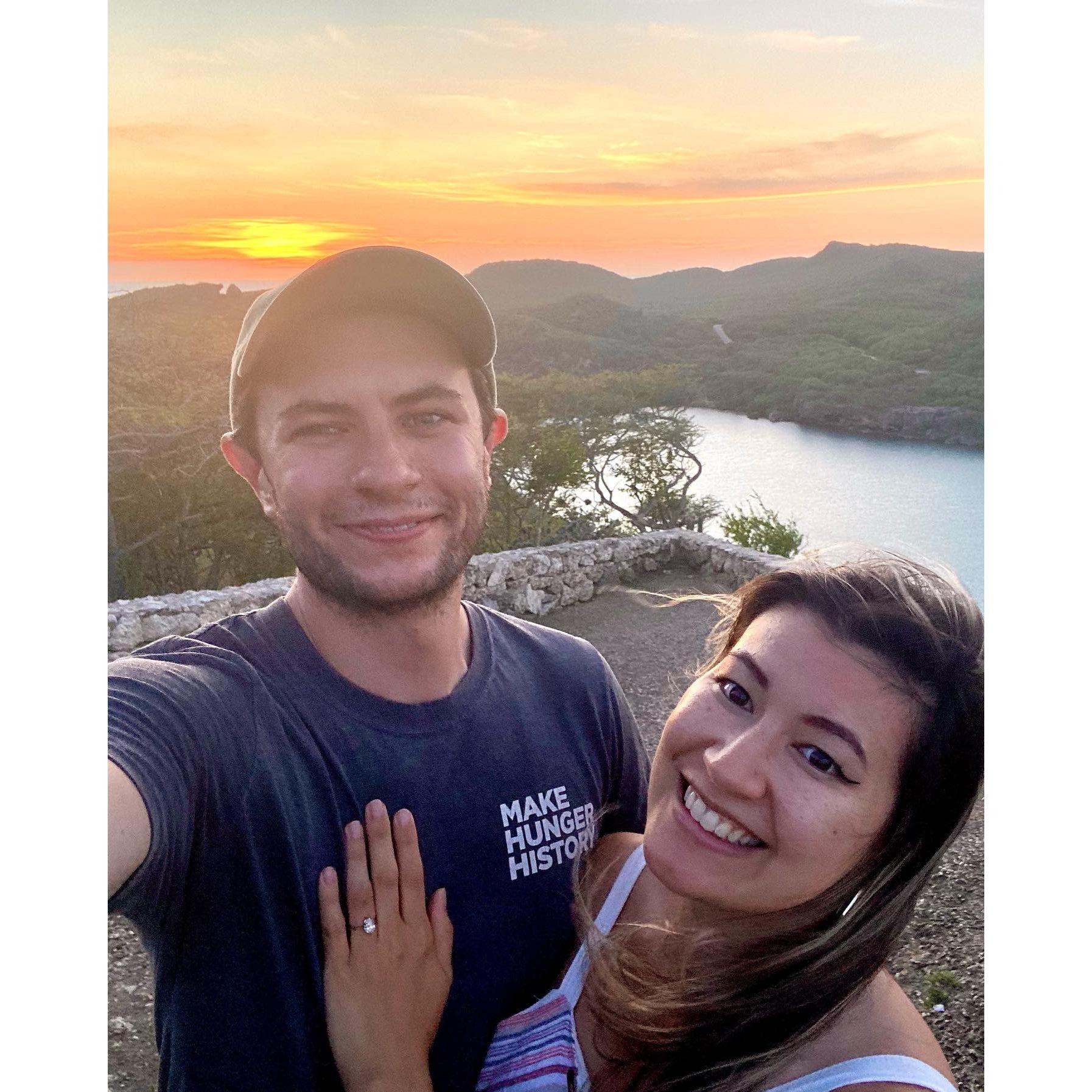 Right after we got engaged, September 2022.