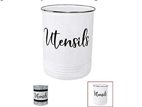 Farmhouse kitchen utensil holder