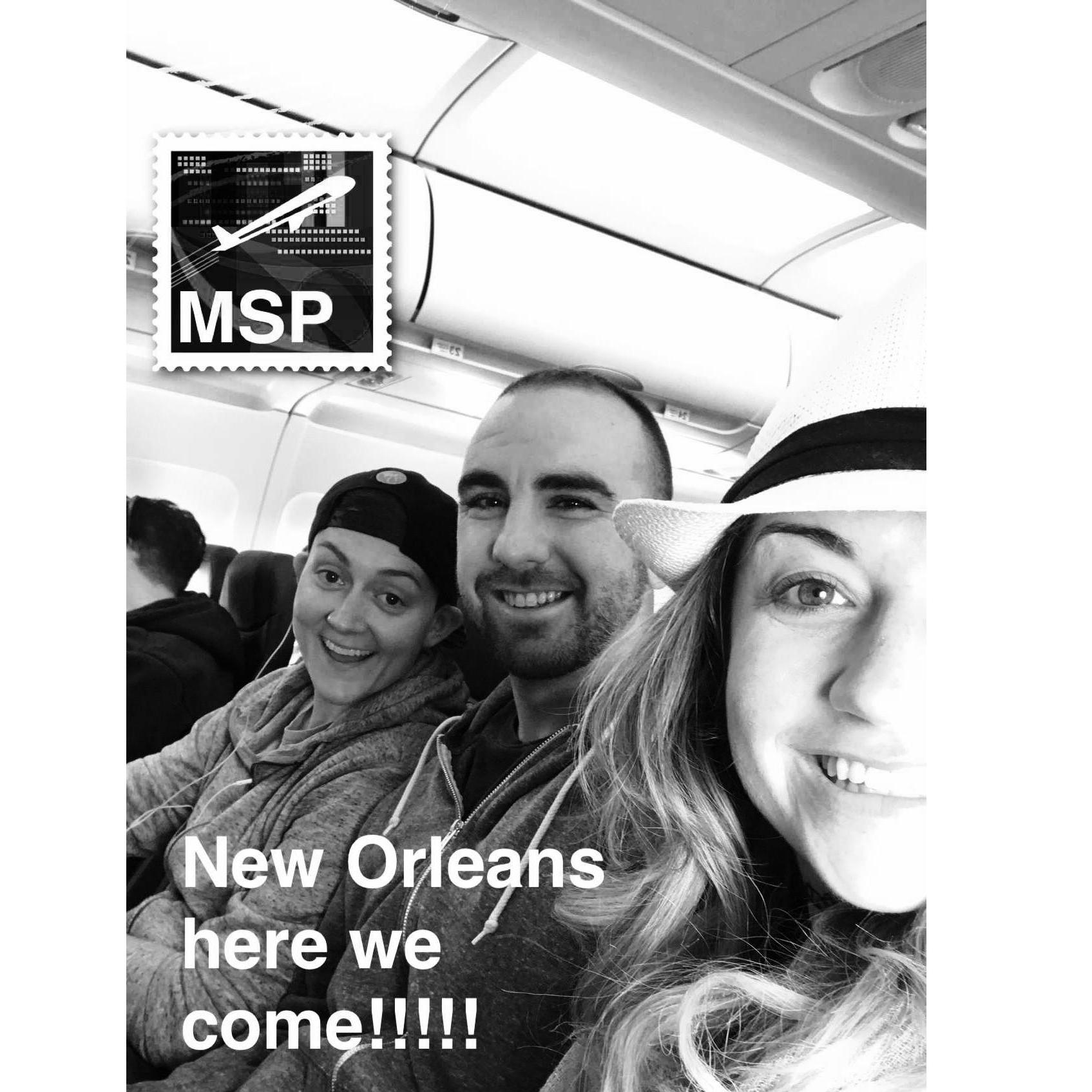 Plane ride to New Orleans!