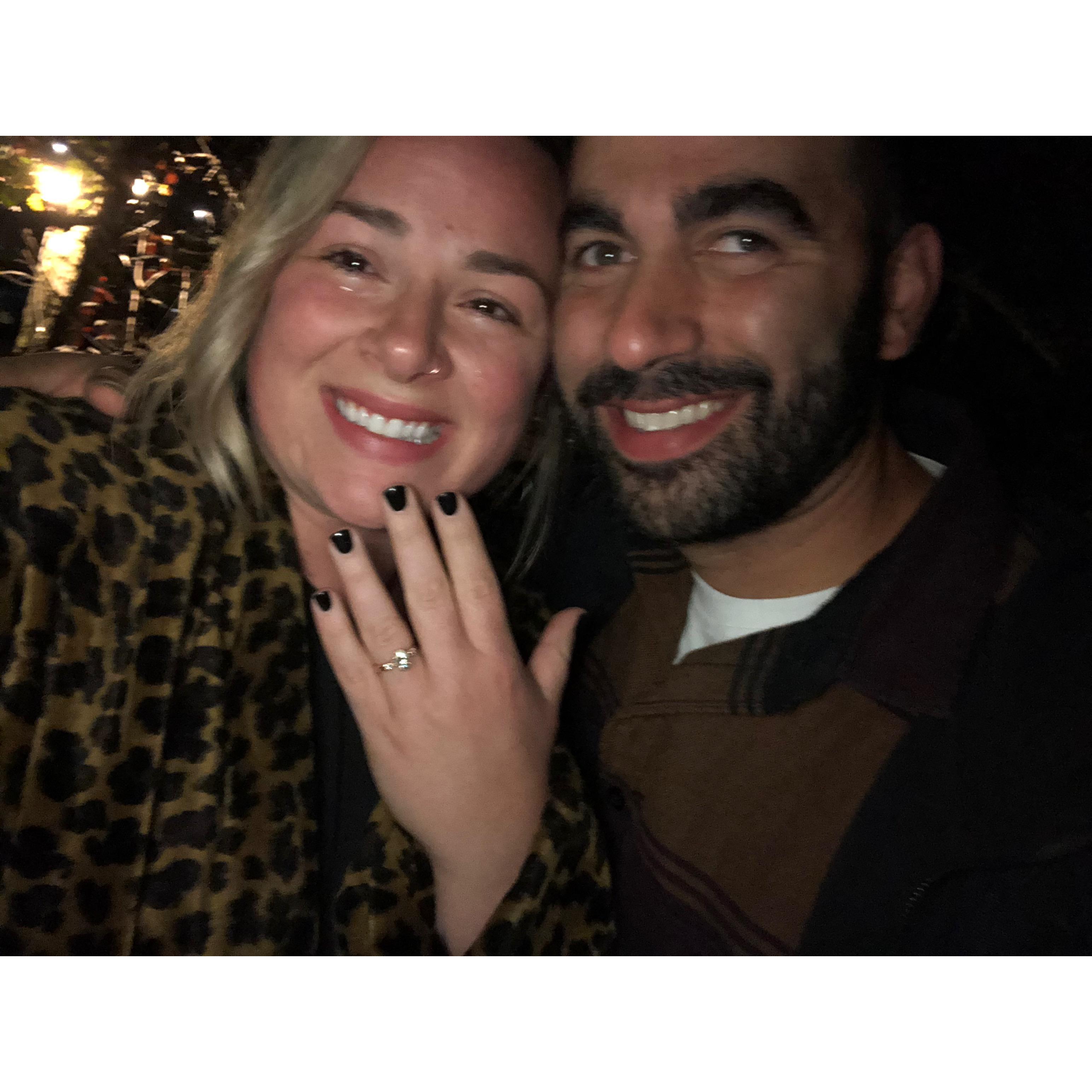 When Dan proposed!!