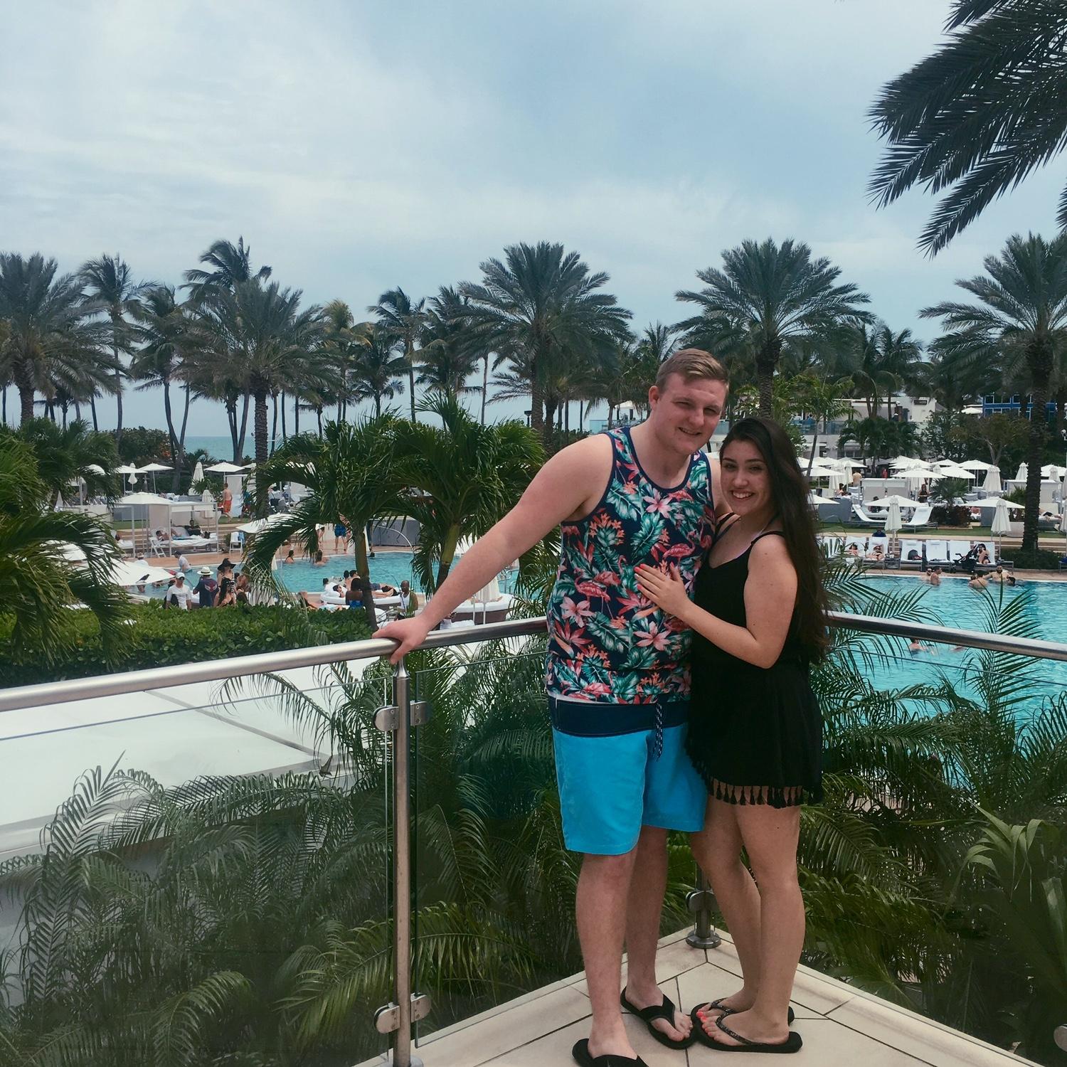 Our first vacation together! We went on a cruise!