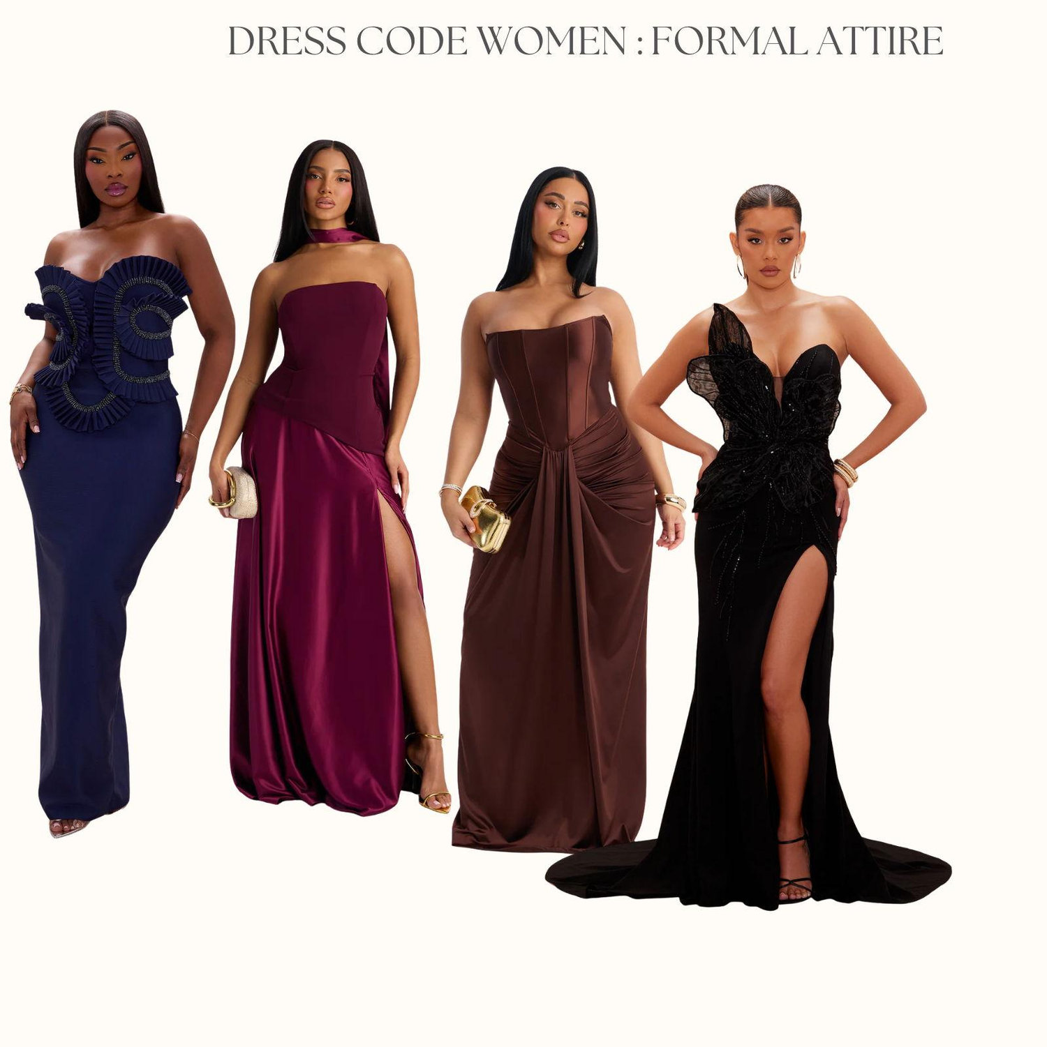 Please adhere to the dress code: FORMAL ATTIRE ONLY