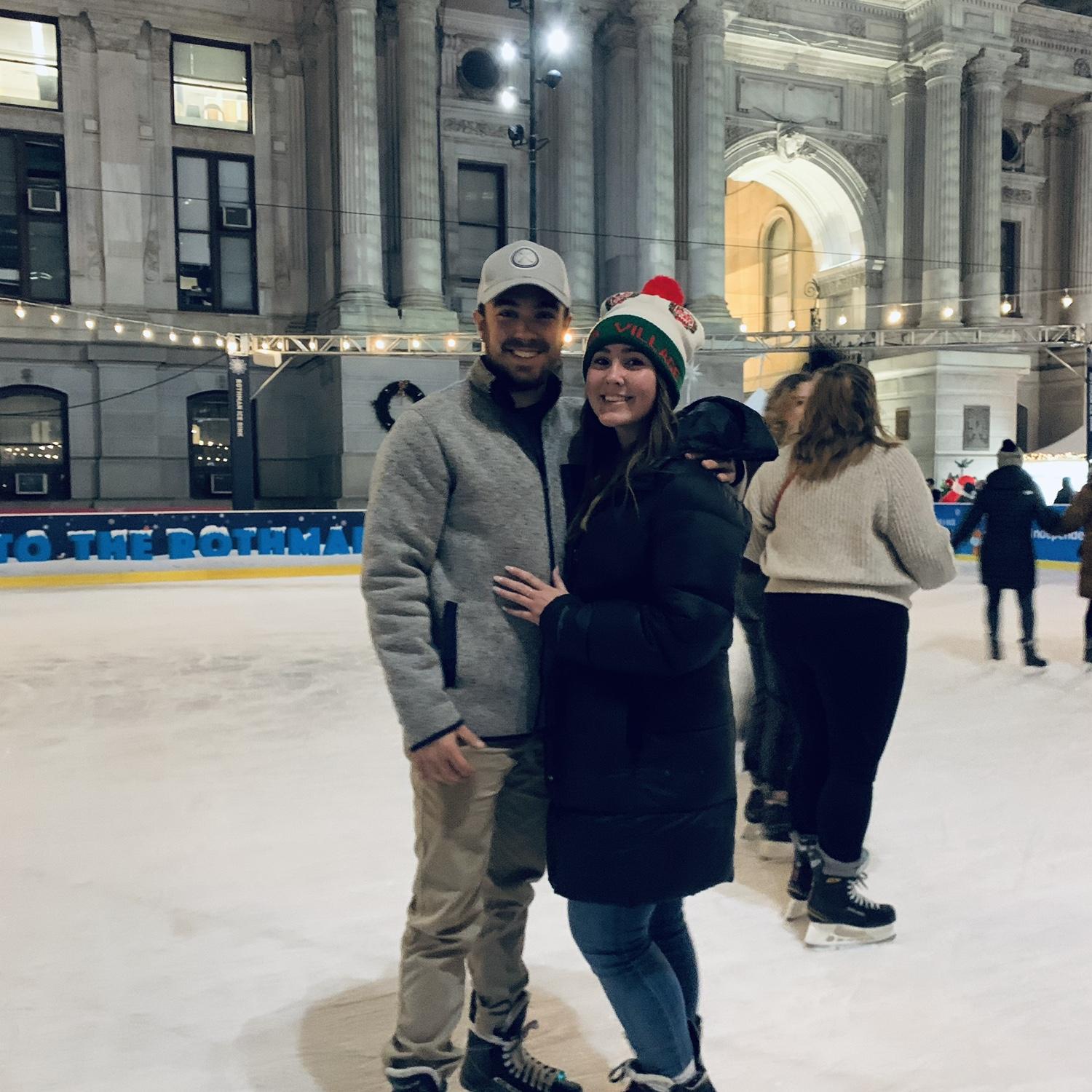 Absolutely love ice skating with each other during the holidays. It’s become a yearly tradition!