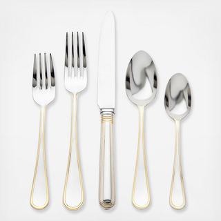 Ascot Goldplate 5-Piece Flatware Set, Service for 1