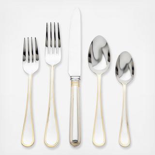 Ascot Goldplate 5-Piece Flatware Set, Service for 1