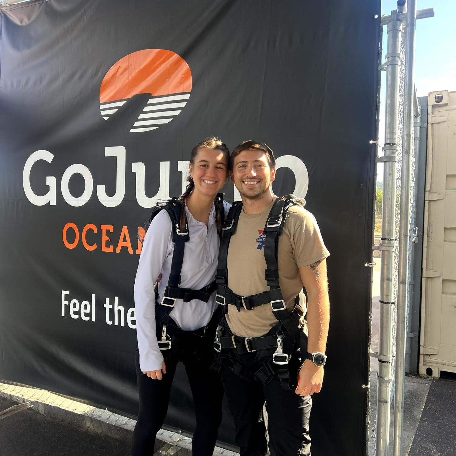 Skydiving for our anniversary!!