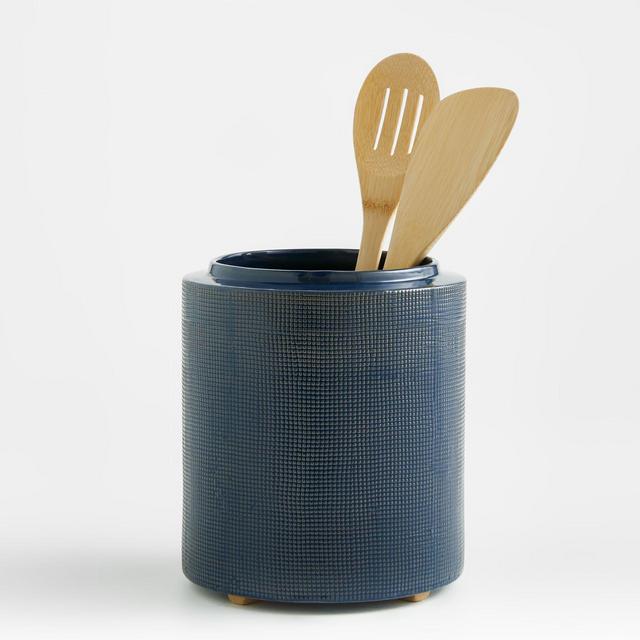 Ena Midnight Blue Ceramic Utensil Holder