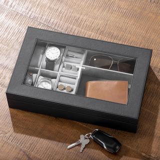 Personalized Vegan Leather Valet Box