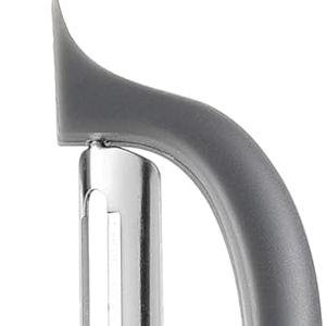 Spring Chef Premium Swivel Vegetable Peeler, Comfortable Handle and Ultra Sharp Stainless Steel Blades - Perfect Kitchen Peeler For Veggie, Fruit, Potato, Carrot, Apple - Gray