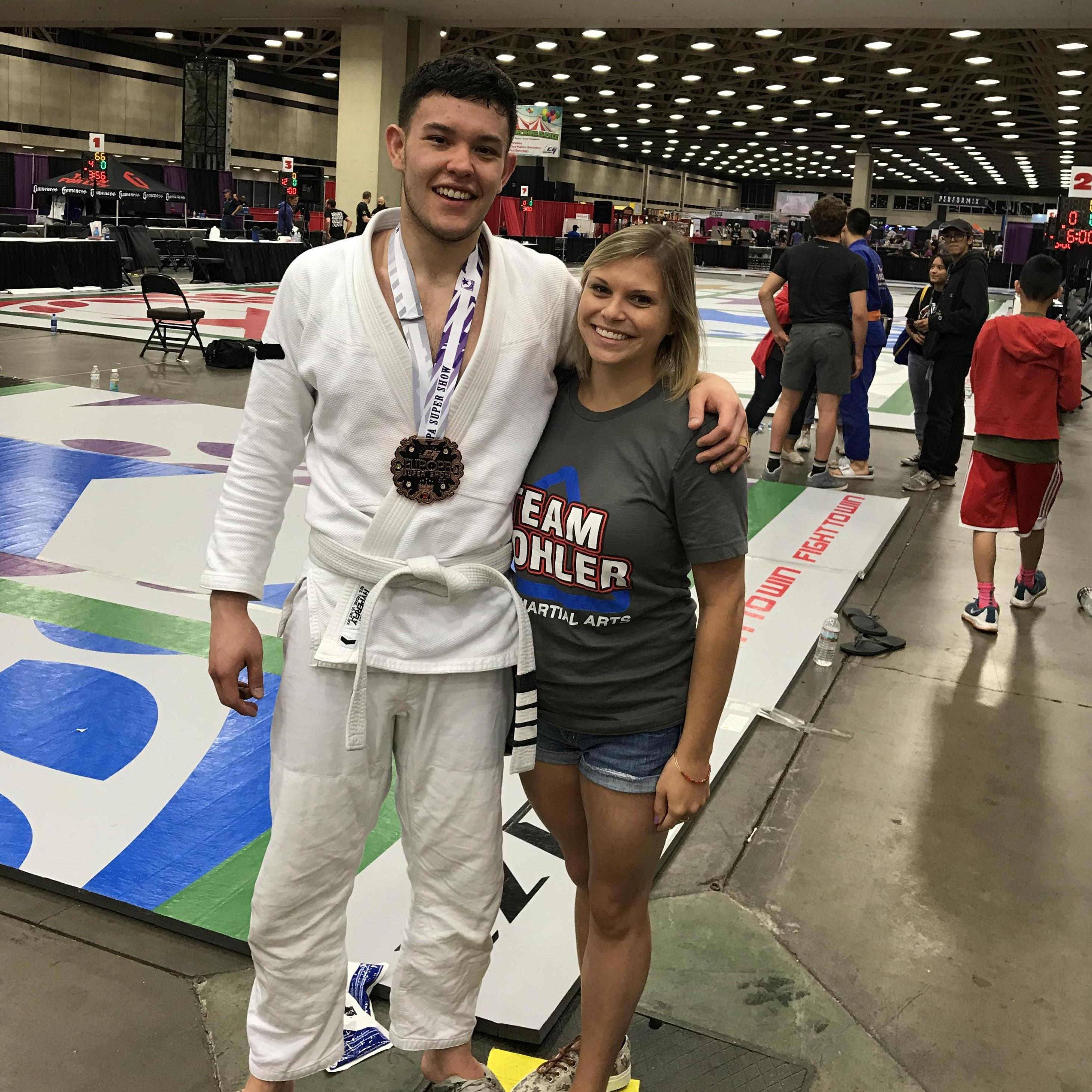 Marcus's jiu jitsu tournament