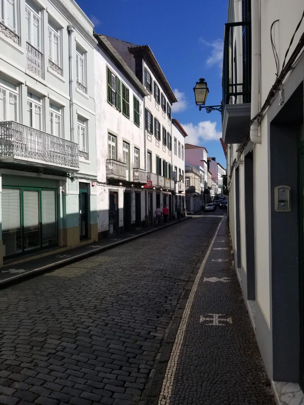 The streets on Faial Island