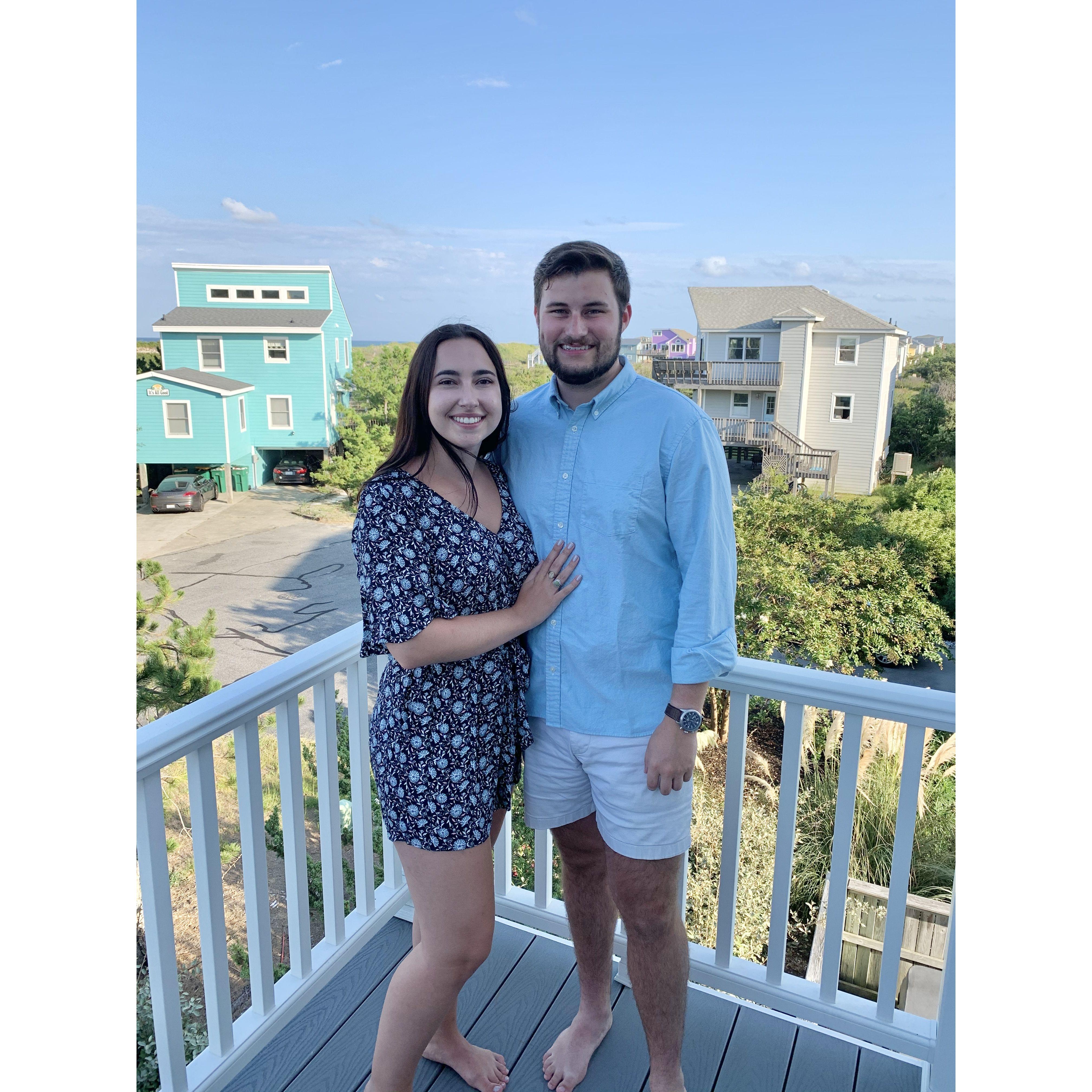 Taylor's first Brunsink family trip to Duck, OBX, North Carolina!
