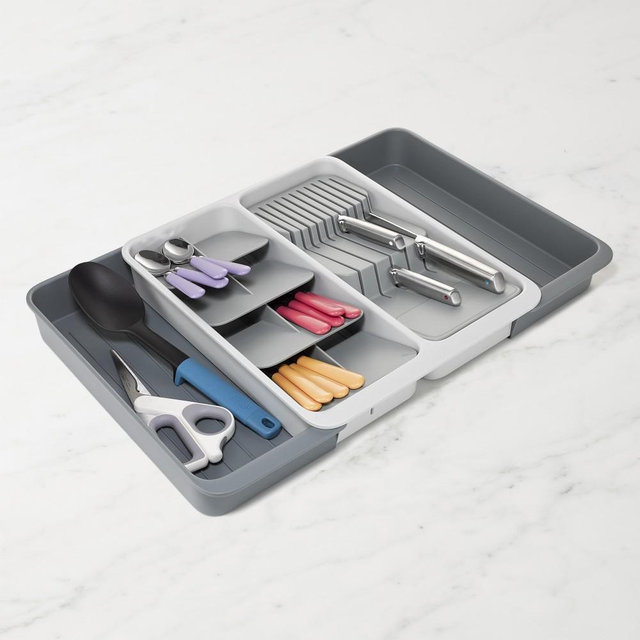 Joseph Joseph DrawerStore Expanding Tiered Cutlery, Utensil, Gadget and Knife Organizer