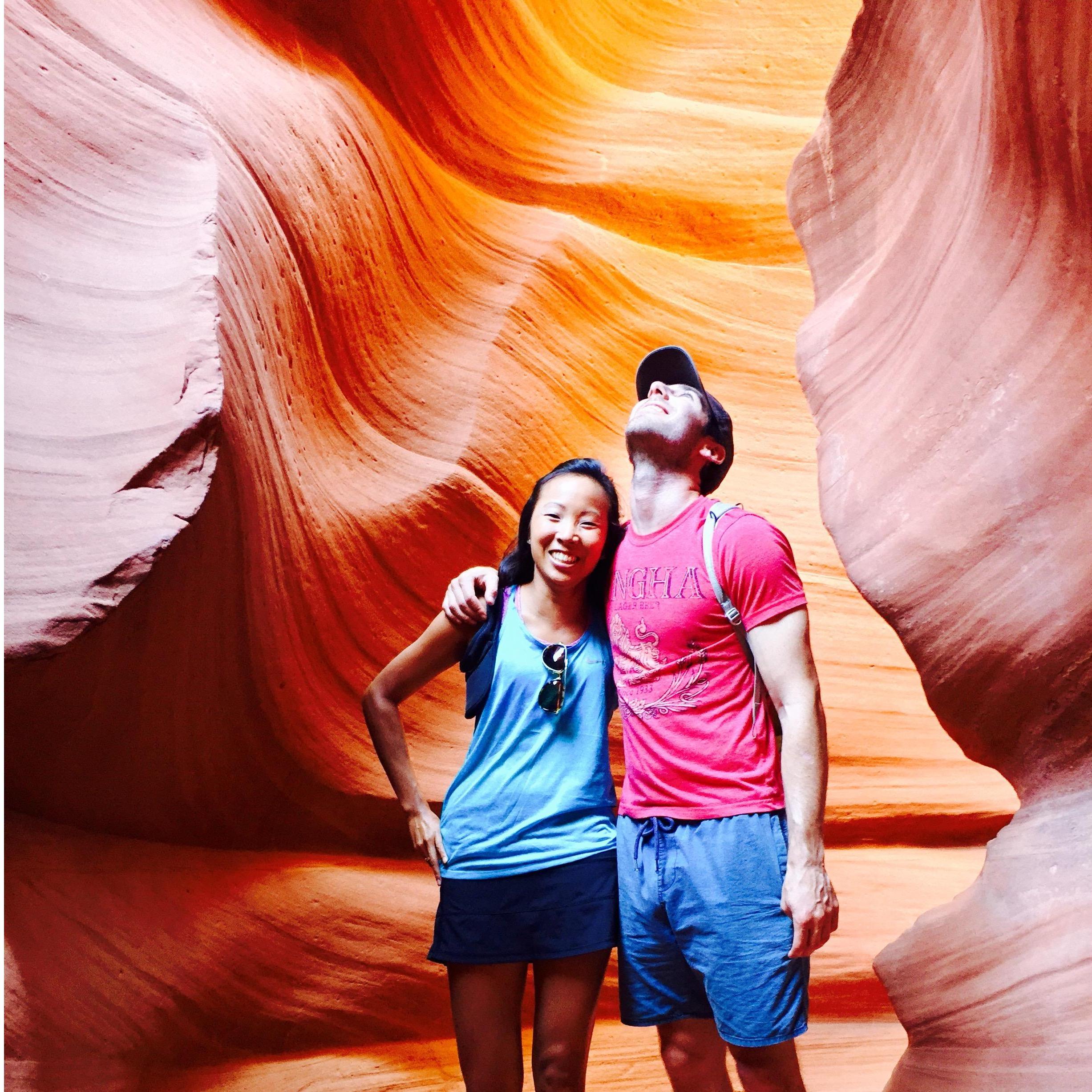 Lower Antelope Canyon in Page, Arizona