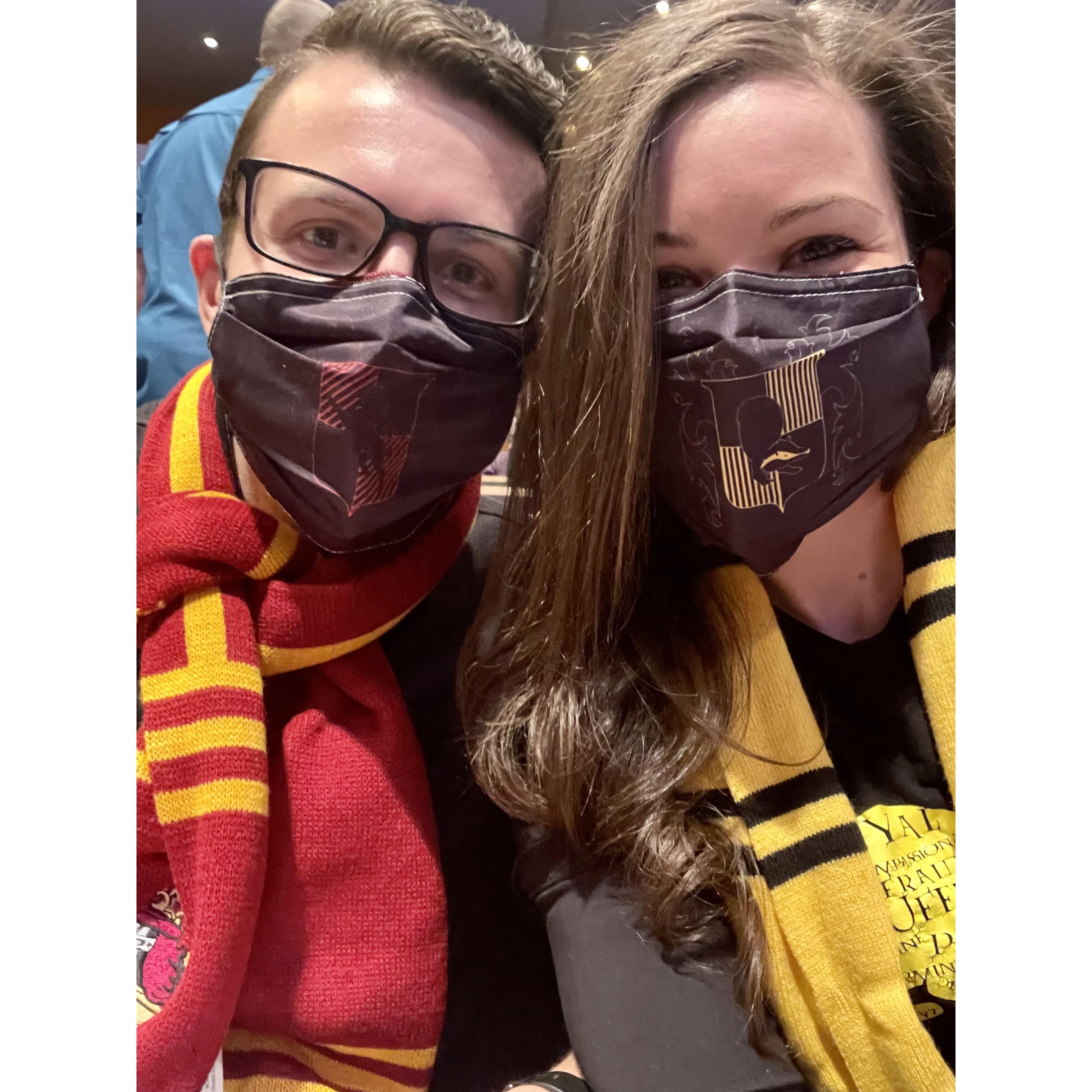 Gryffindor and Hufflepuff.