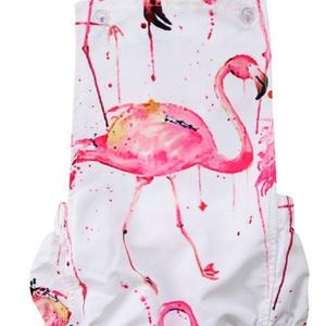 Flamingo Baby Girl Summer Romper