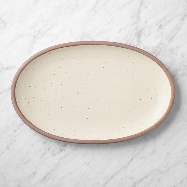 East Fork Oval Platter, Panna Cotta
