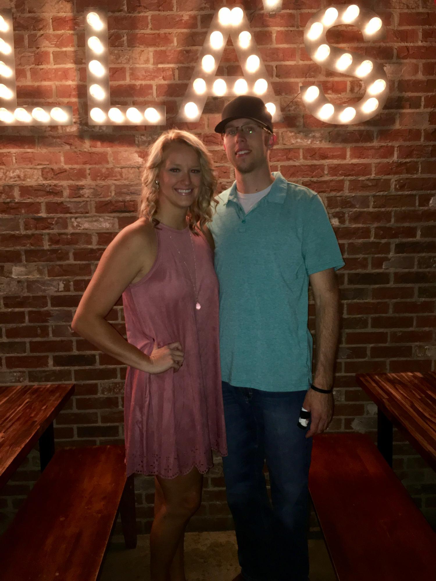 The first time Tucker flew to see Lindsay in Tallahassee