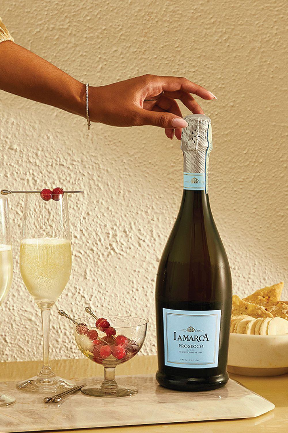 Guests have inquired about the bubbly served for our wedding toast. Our personal favorite, La Marca® prosecco, was poured. 🍾