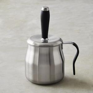 Stainless-Steel Basting Pot with Silicone Brush and Handle