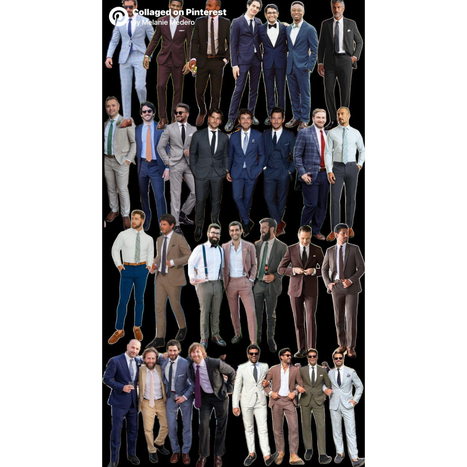 ATTIRE INSPO! Come dressed to impress, fellas! Formal suits, tie, and dress shoes. Add in your own personal flair!