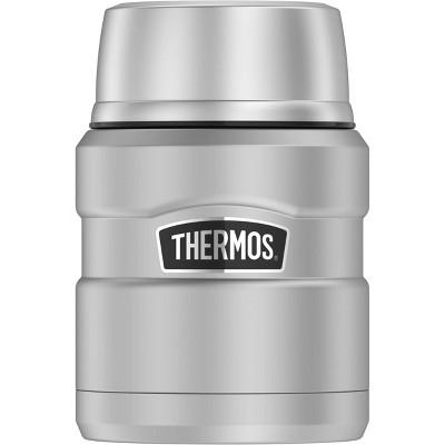 Thermos 16oz Stainless King Food Jar with Spoon -Stainless Steel