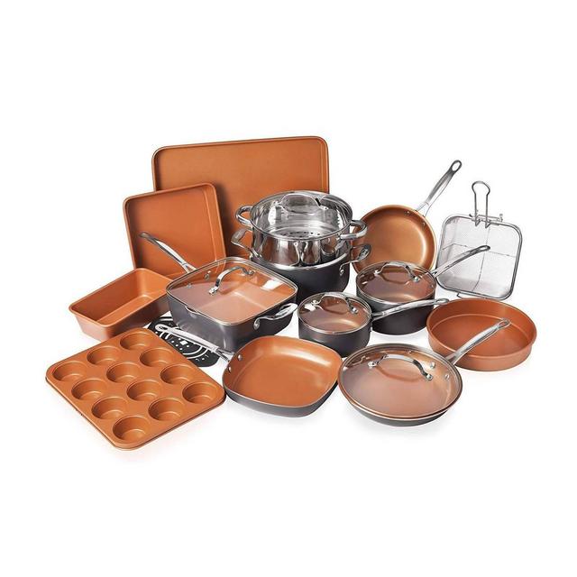 As Seen on TV Gotham Steel Ti-cerama 20pc Cookware/Bakeware Set - Graphite