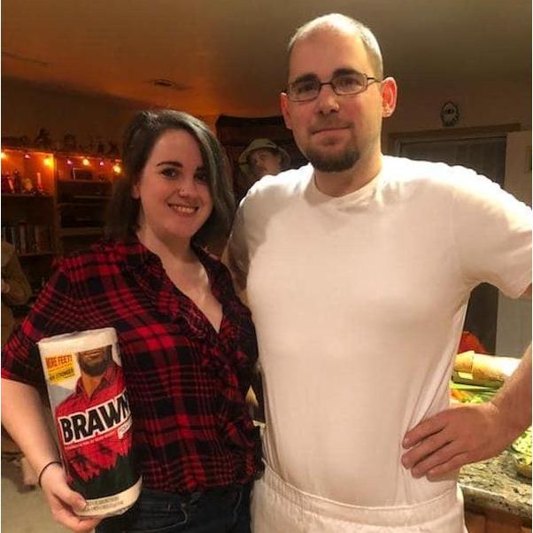 Halloween 2018
Brawny paper towel girl and Mr. Clean