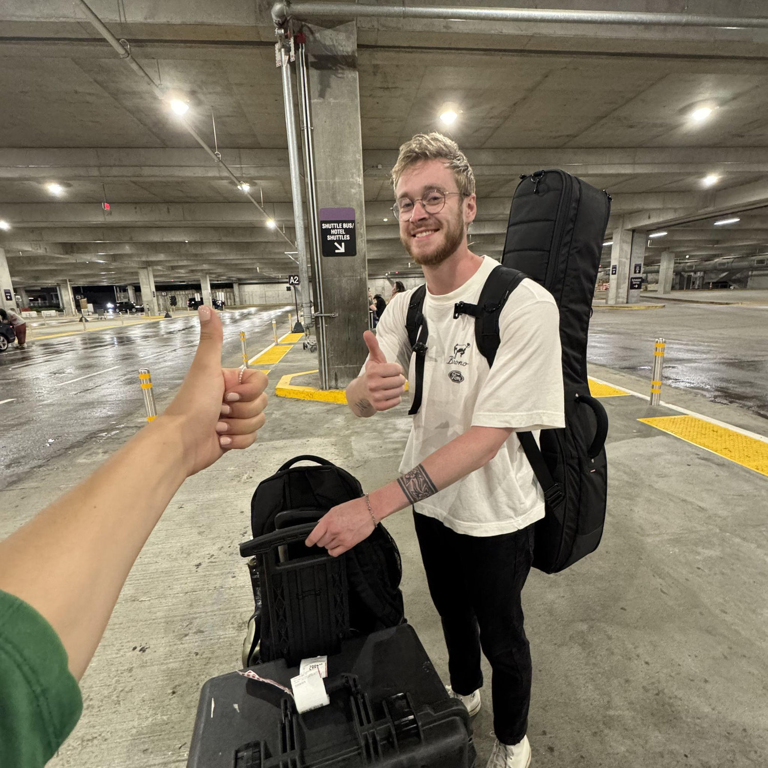 Many airport pickups from out of town travels